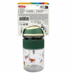 Nuby Borraccia 2n1 in tritan – 360ml assortito-