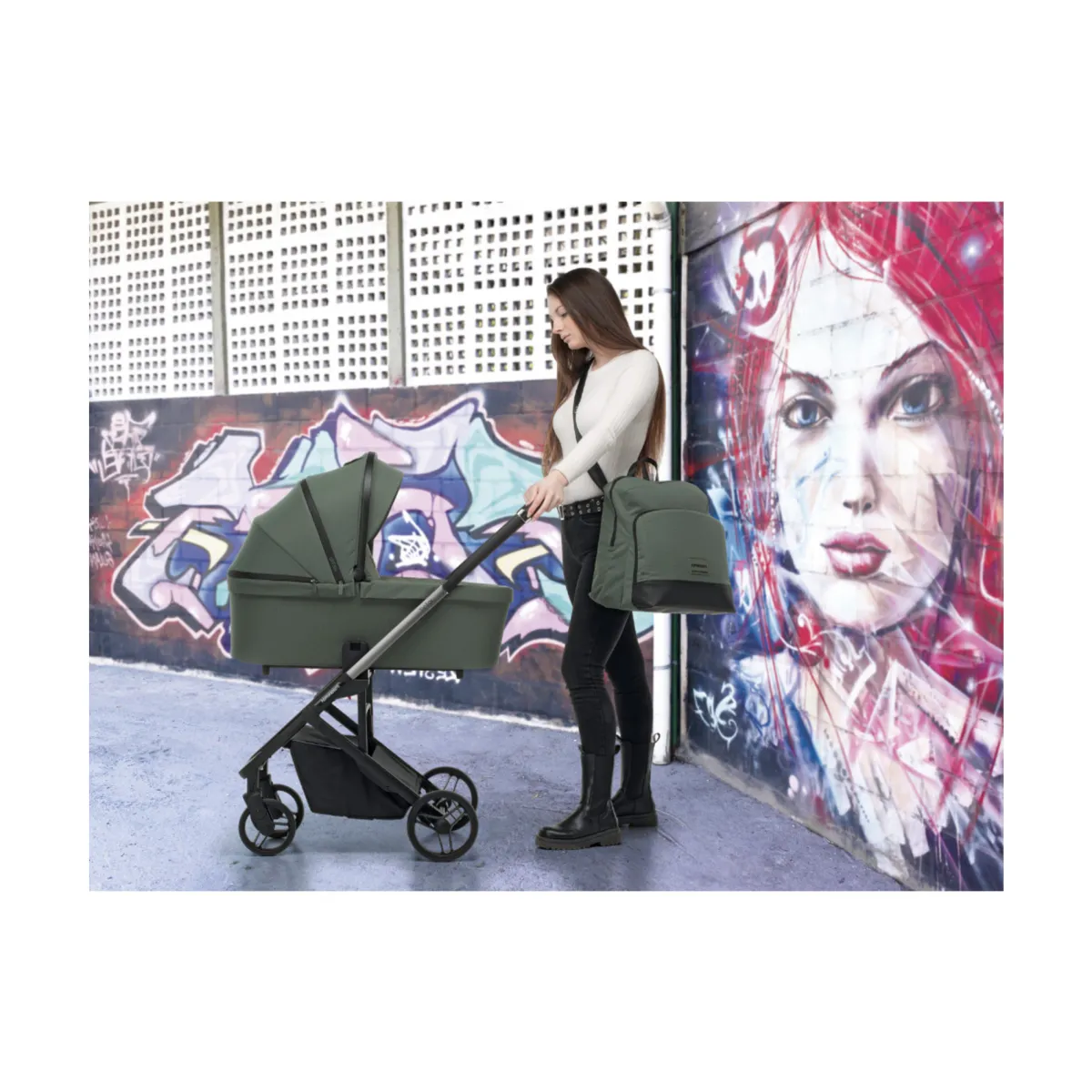 Foppapedretti Borsa pretty colore olive –