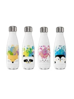 Chicco Bottiglia inox drinky 350 ml con decorazioni colori assortiti