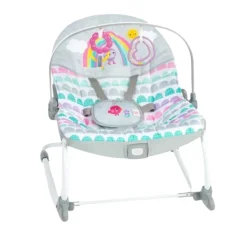 Bright Starts rosy rainbow infant to toddler rocker