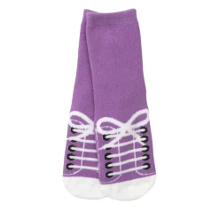 Mawi Calze antiscivolo bimba viola “sneaker”