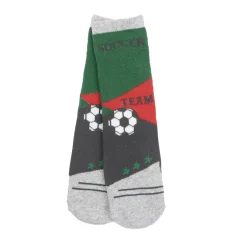 Mawi Calze antiscivolo bimbo girgio “soccer”