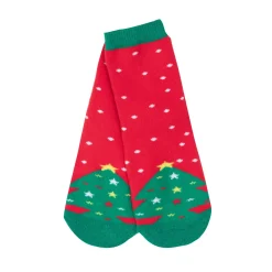 Mawi Calze antiscivolo unisex rosse “christmas”