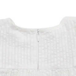 Mawi Camicetta giromanica bimba bianca