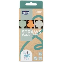 Chicco Cannucce silicone 12m+ –