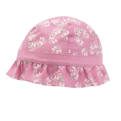 Mawi Cappellino bimba rosa con farfalline
