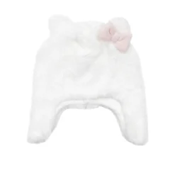 Mawi Cappello ciniglia bimba con fiocchetto