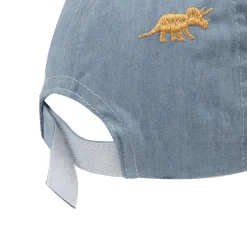 Mawi Cappello da baseball bimbo finto denim stampato