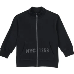 Chicco Cardigan fleece blu scuro nyc –