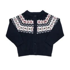 Mawi Cardigan tricon bimbo e con intarso