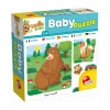 LISCIANI Carotina baby puzzle il bosco – 6 puzzle animali in cartone per bambini