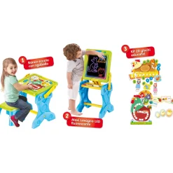 LISCIANI Carotina banchetto lavagna led 3 in 1