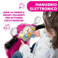 Chicco Cavalcabile vespa primavera rosa – avventura rosa su ruote