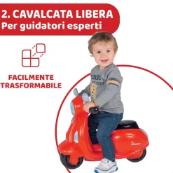Chicco Cavalcabile vespa primavera rossa – divertimento in movimento