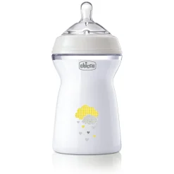 Chicco – biberon naturalfeeling neutro, 6m+, 330 ml, flusso veloce