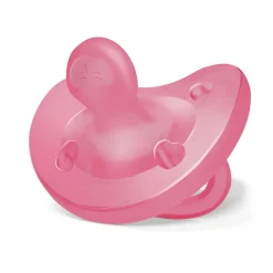 Chicco – gommotto silicone rosa 16-36m 2pz