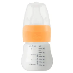Chicco – micro biberon arancione 60ml silicone 0m+