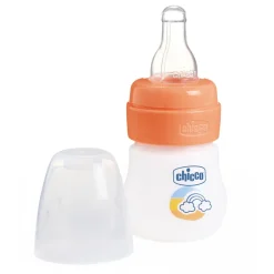 Chicco – micro biberon arancione 60ml silicone 0m+