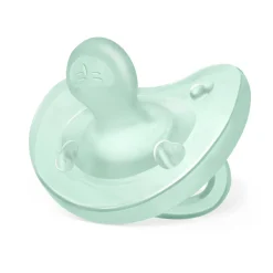 Chicco – physioforma gommotto azzuro/verde in silicone 2 pezzi | 2-6 mesi