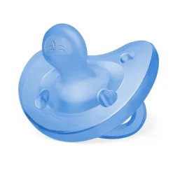 Chicco – physioforma gommotto blu/verde in silicone 2 pezzi | 6-16 mesi