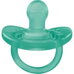 Chicco – physioforma gommotto blu/verde in silicone 2 pezzi | 6-16 mesi