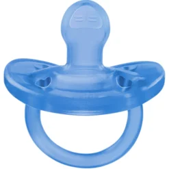 Chicco – physioforma gommotto blu/verde in silicone 2 pezzi | 6-16 mesi