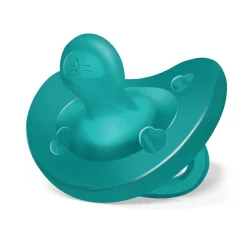 Chicco – physioforma gommotto blu/verde in silicone 2 pezzi| 16-36 mesi
