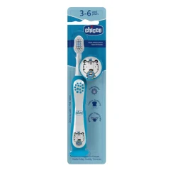 Bambino Chicco – spazzolino 3-6 anni azzurro