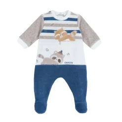 Chicco – tutina con apertura patello – in ciniglia