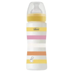 Chicco biberon benessere 330ml flusso rapido in plastica