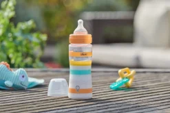 Chicco biberon benessere 330ml flusso rapido in plastica