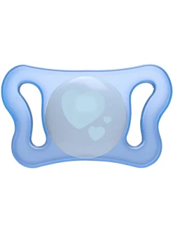 Chicco physioforma micrò blue, silicone, 0-2 mesi, 2 pezzi
