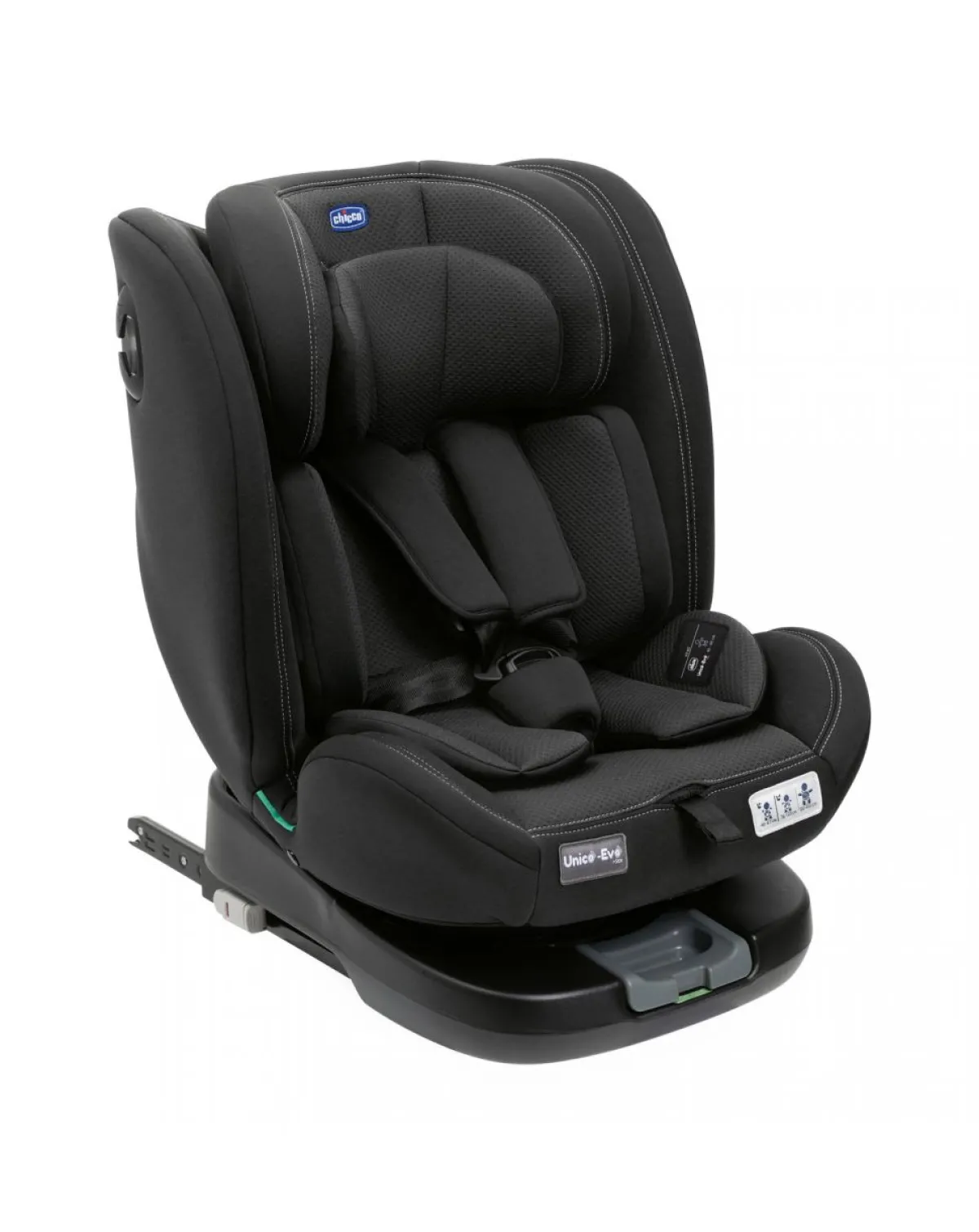 Chicco seggiolino auto unico evo i-size classic black 40-150 cm