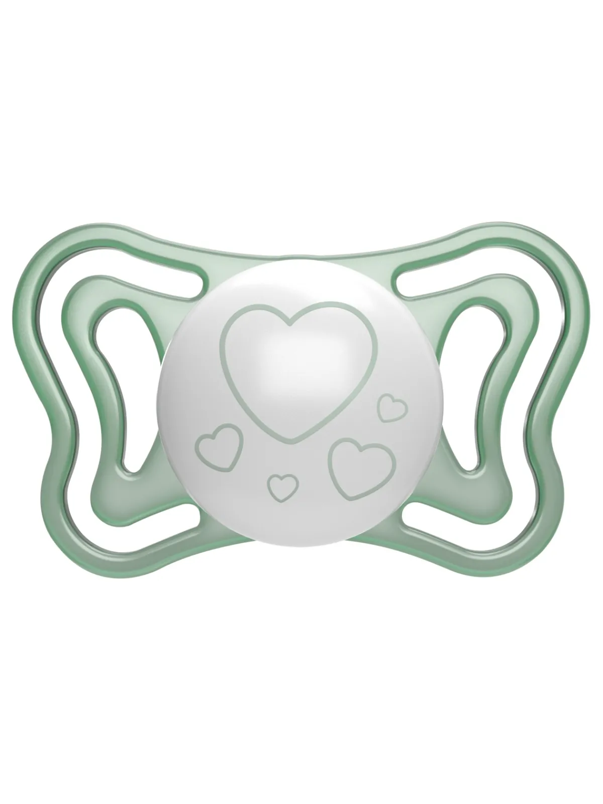 Chicco succhietto physio light lumi sil 2-6m 2 pz