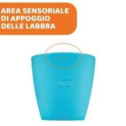 Stitch Chicco tazza in silicone