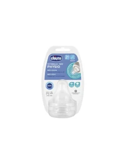 Chicco tettarella perfect 5 fl.medio 2m+ silicolne 2pz