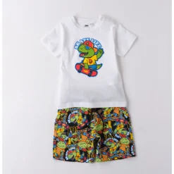 IDO Completo corto short fantasia multi + ts bianca dino