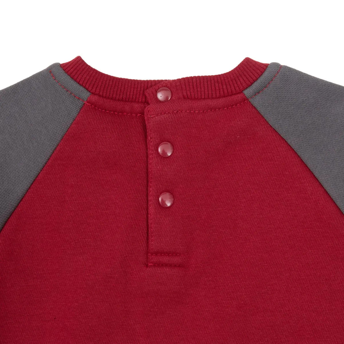 Mawi Completo jogging bimbo bicolor rosso/