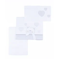 Giordani Completo letto 3 pezzi orso grigio –