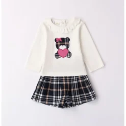 DODIPETTO Completo ml con short scozzese –