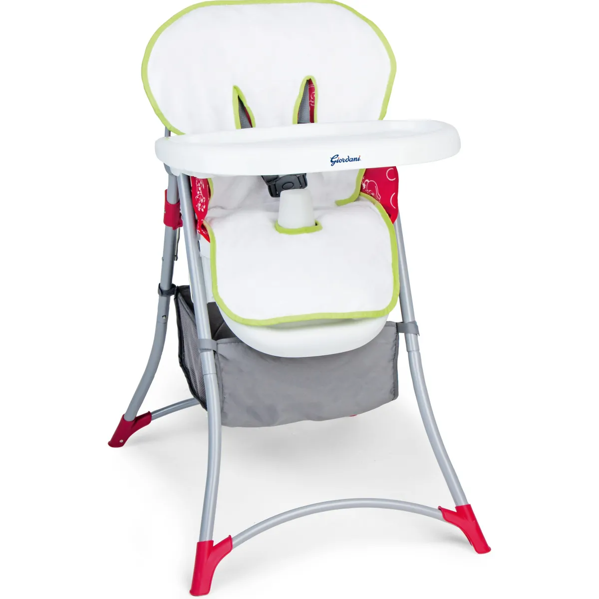 Giordani Copri seggiolone in spugna bordo verde