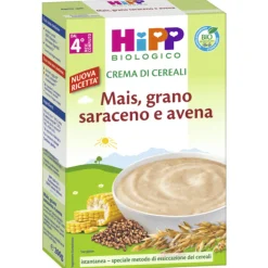 Hipp Crema cereali mais, gr.saraceno avena 200g –