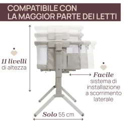 Chicco Culla next2me armonia motherpearl –