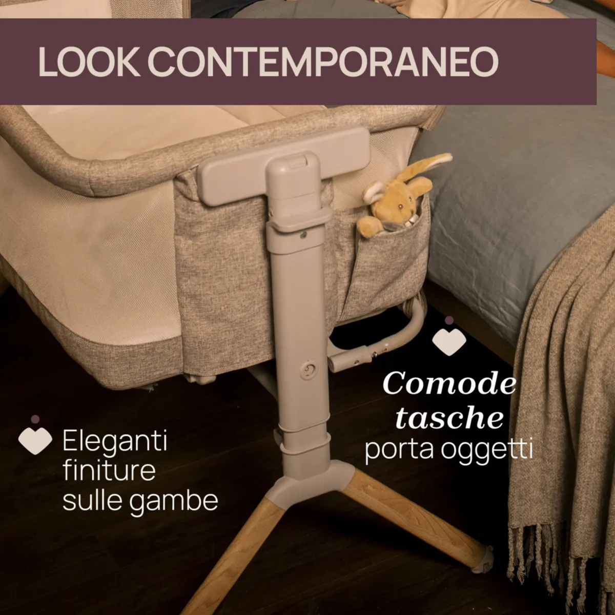 Chicco Culla next2me armonia steel –