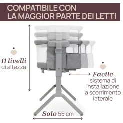 Chicco Culla next2me armonia steel –