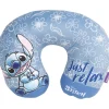 Disney Cuscino da viaggio cervicale per bambini in tessuto – stitch