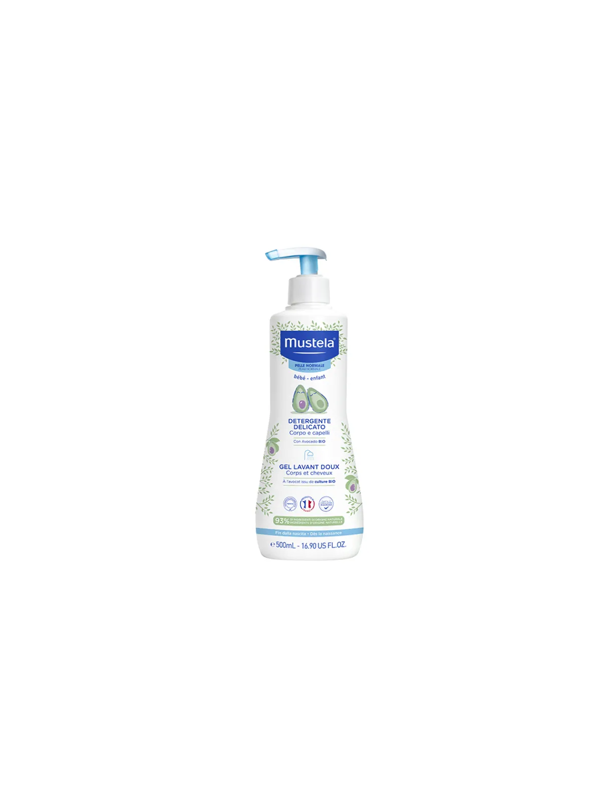 Bambino Mustela Detegente delicato 500ml