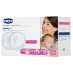 Chicco Dischetti assorbi-latte antibatterici – 60 pz