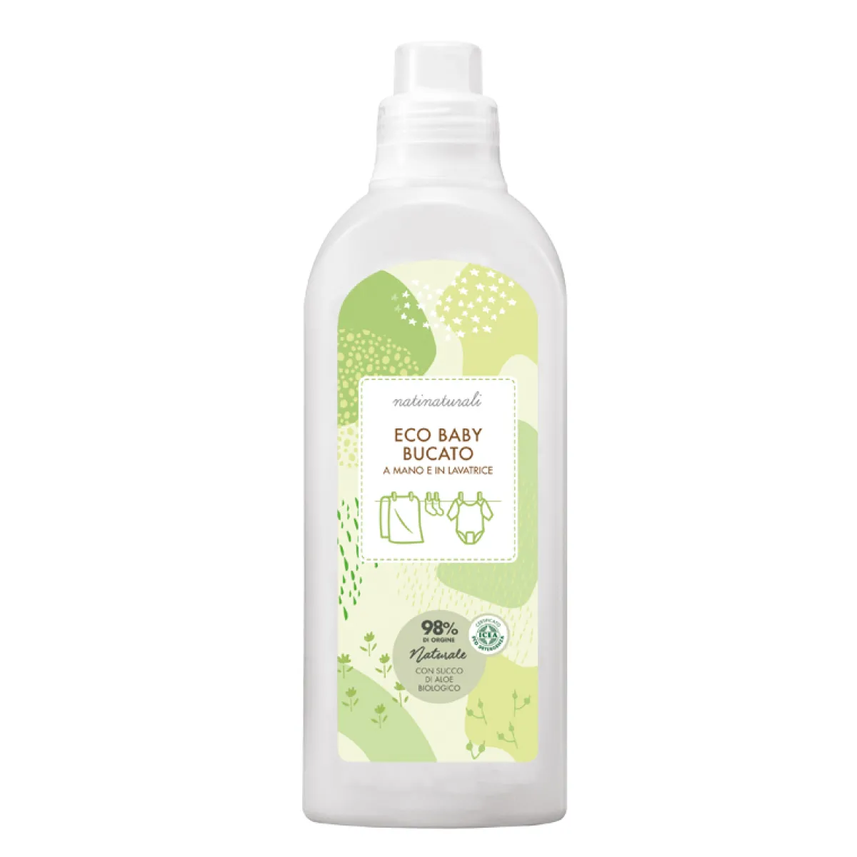 Nati Naturali Ecobaby bucato 1000 ml a mano e in lavatrice