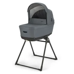Inglesina Electa system quattro colore union grey con telaio silver black e seggiolino darwin infant recline –